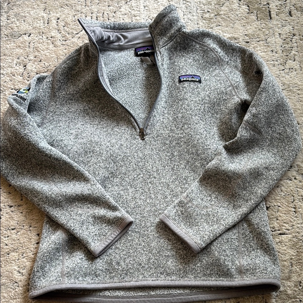 Patagonia Gray Quarter-Zip Pullover